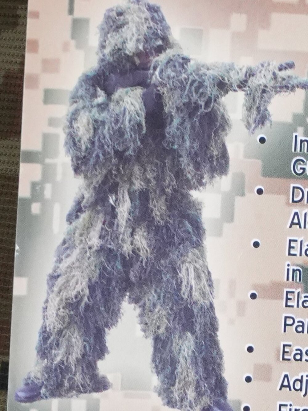 NWT 5 pc Ghillie Suit XL/2XL with Carry Pouch Red Rock Outdoor Gear Woodland